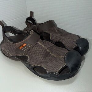 Crocs Lightweight fisherman deck Sandals Water Friendly Men's Size 11 15041